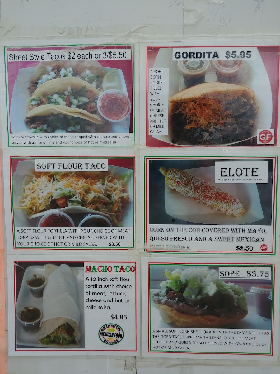 Tony’s Tacos Photo Menu 7