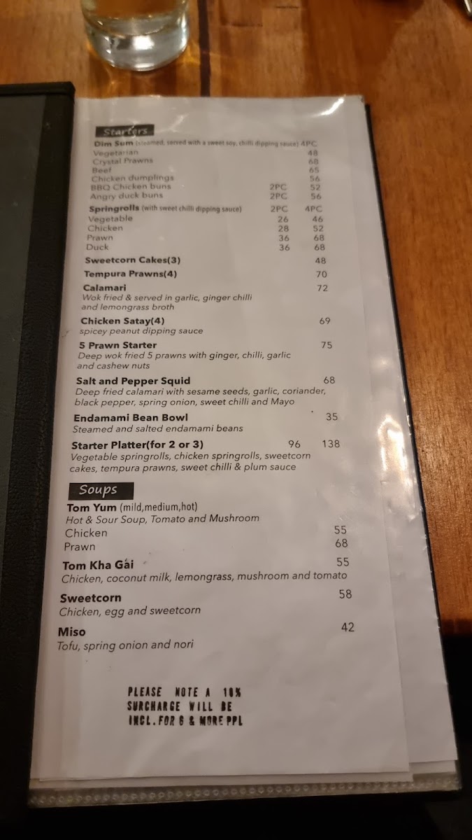 Rock Thai Sushi Kenridge Photo Menu 3