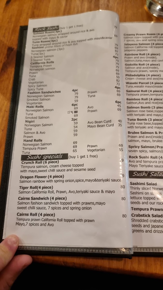 Rock Thai Sushi Kenridge Photo Menu 8