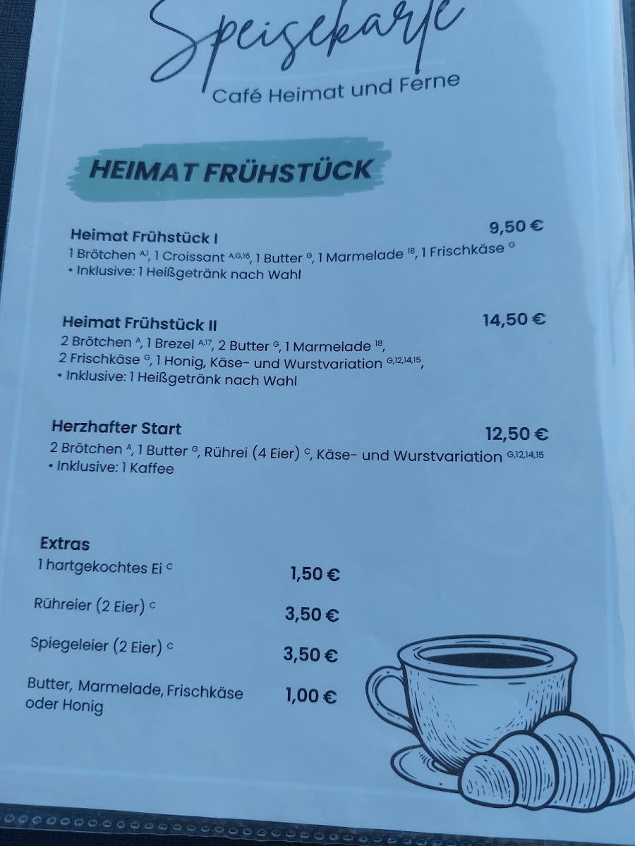 Café Heimat und Ferne Photo Menu 2