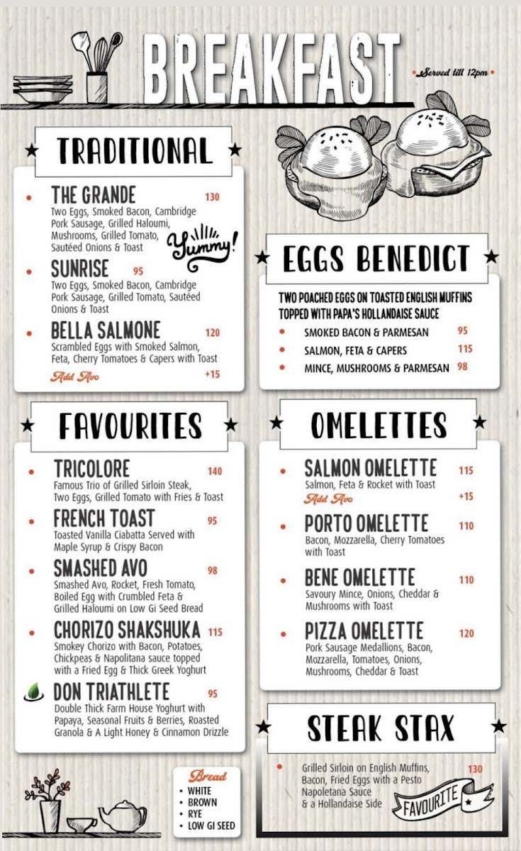 Papachinos Clearwater Photo Menu 5