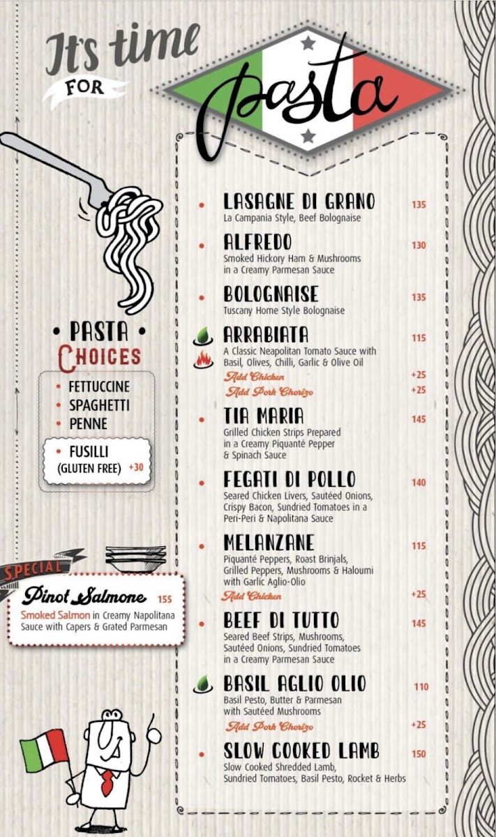 Papachinos Clearwater Photo Menu 6