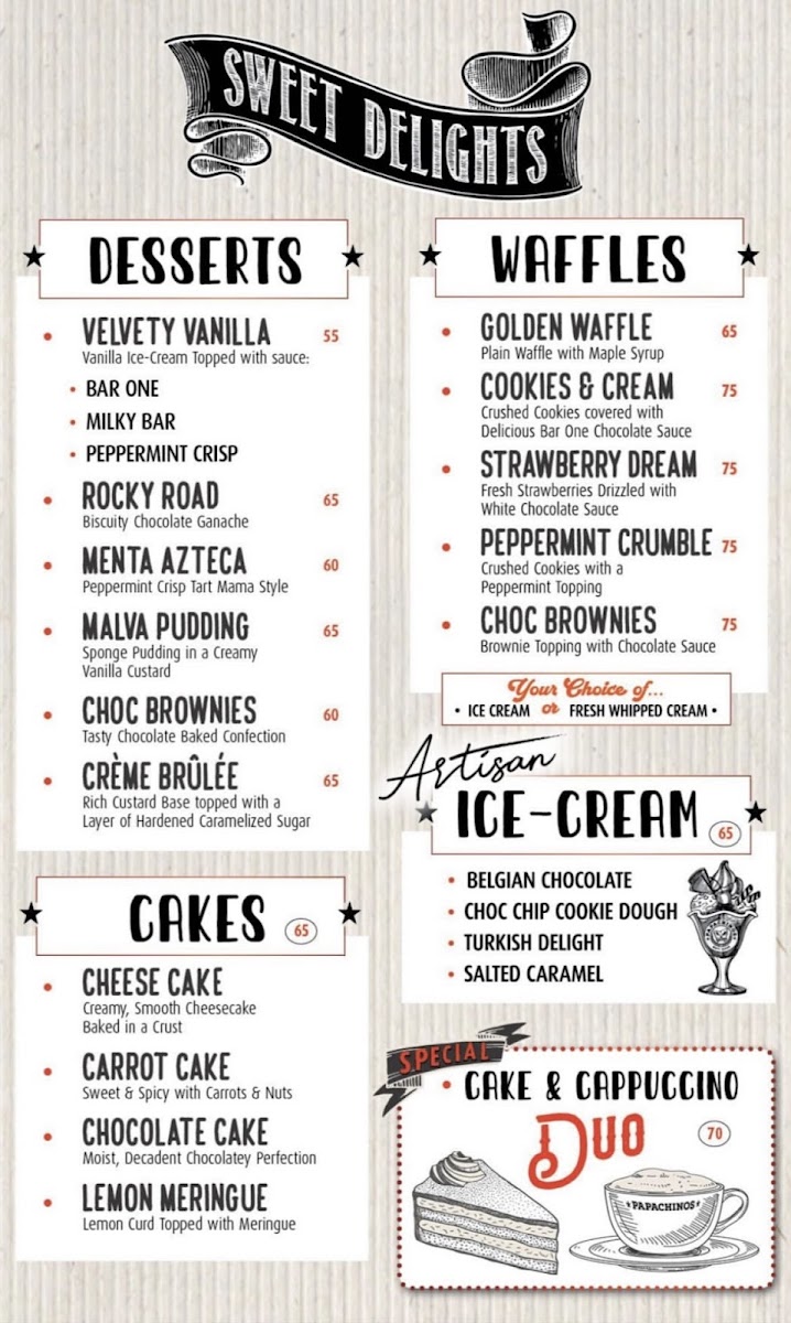 Papachinos Clearwater Photo Menu 9