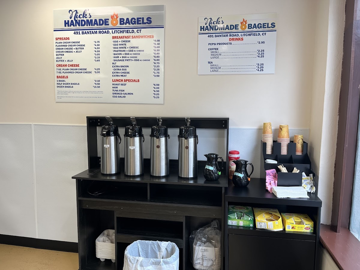 Nick’s Handmade Bagels Photo Menu 1