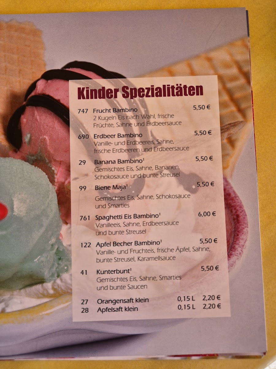 Cellot La Gelateria Photo Menu 2