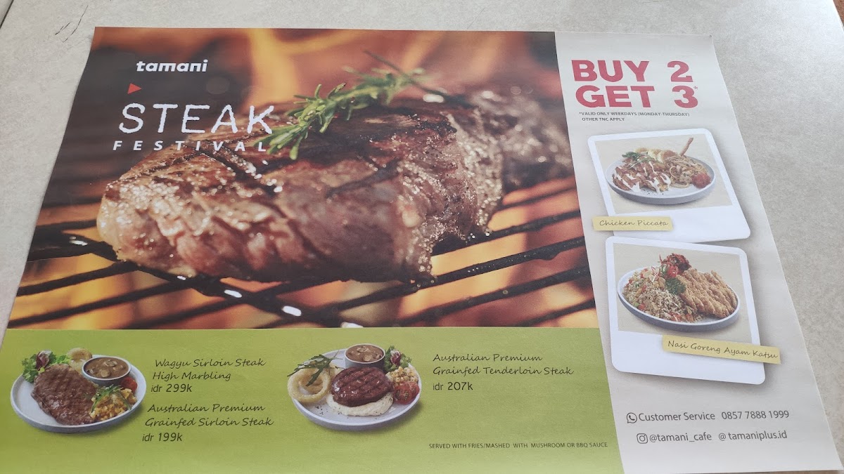 Tamani Kafe Photo Menu 7