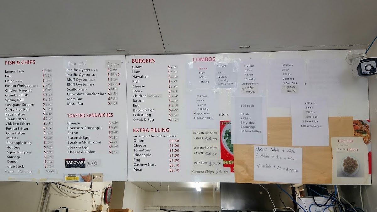 Polson Street Takeaways Photo Menu 3