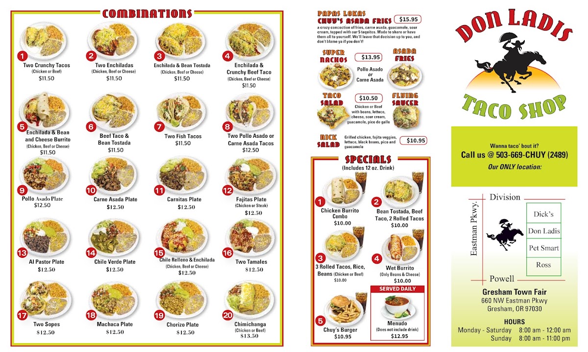 Don Ladis Taco Shop Photo Menu 2