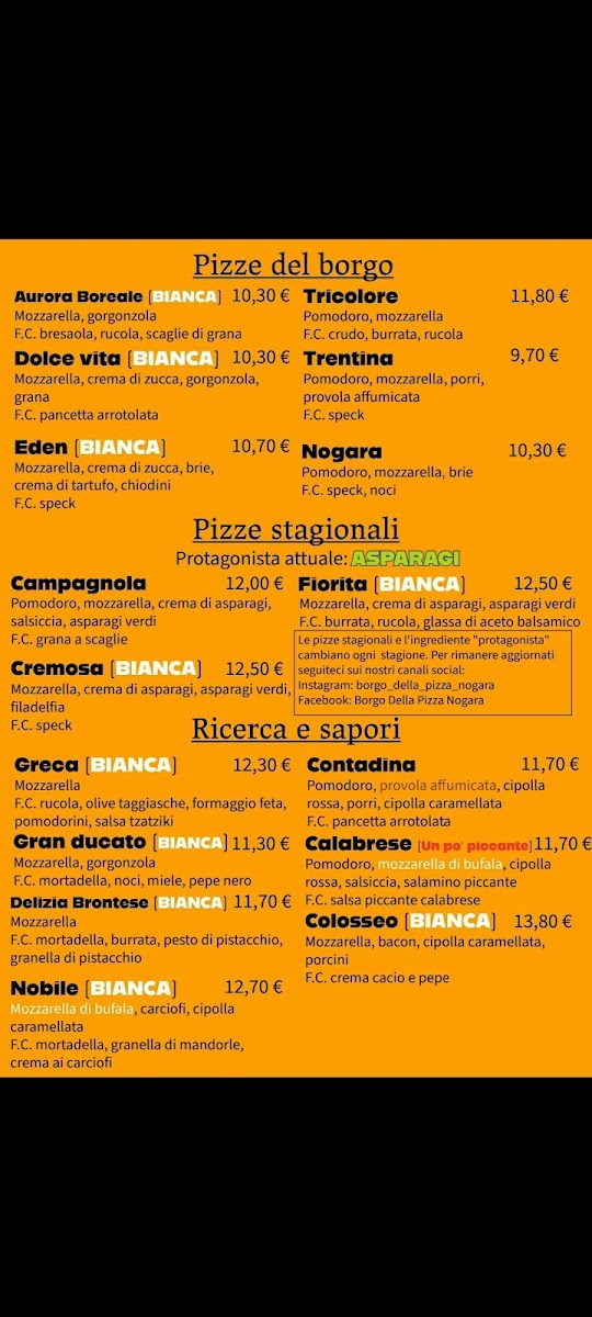 Borgo Della Pizza Nogara Photo Menu 4