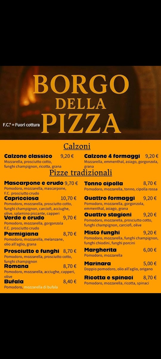 Borgo Della Pizza Nogara Photo Menu 6
