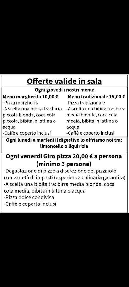 Borgo Della Pizza Nogara Photo Menu 7