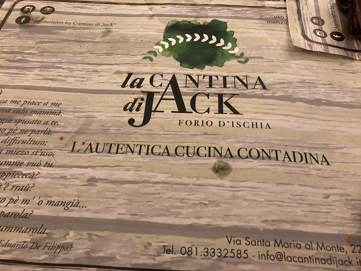 La Cantinola di Zio Jack Photo Menu 3