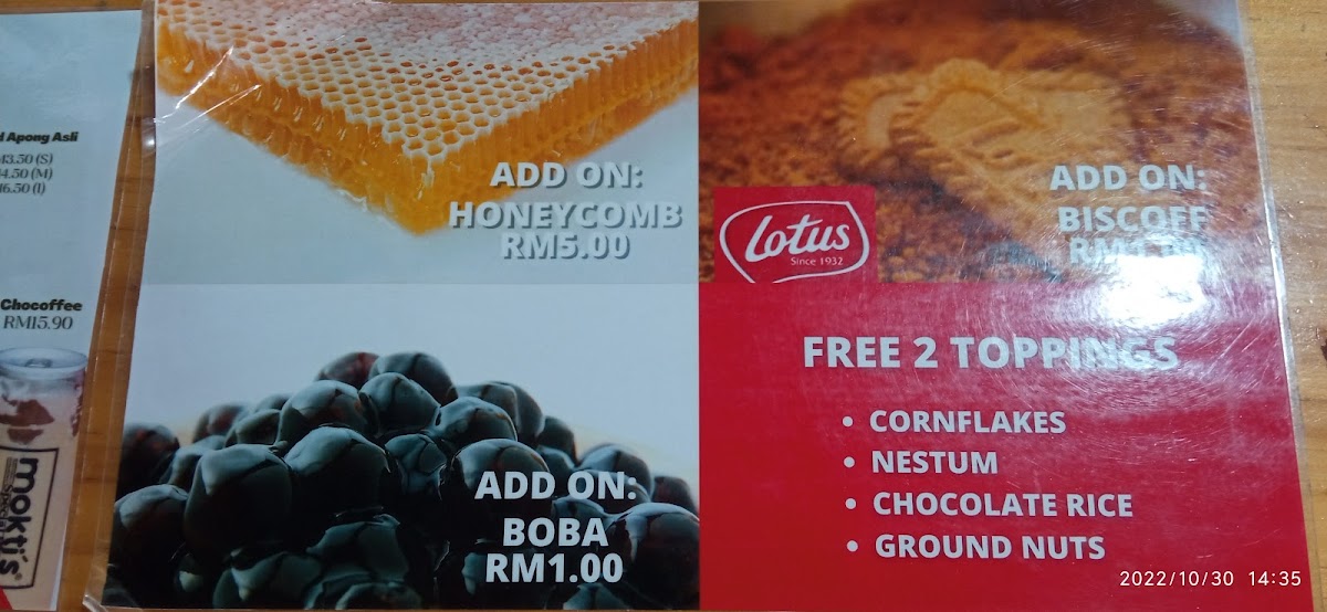Mokti's HQ Malaysia Kangar Photo Menu 5