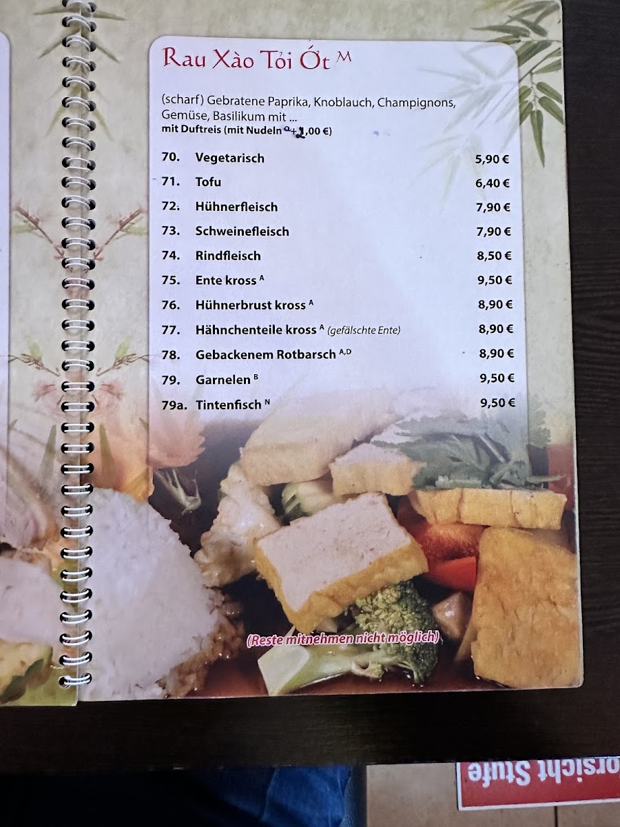 Restaurant Kim Long Photo Menu 8