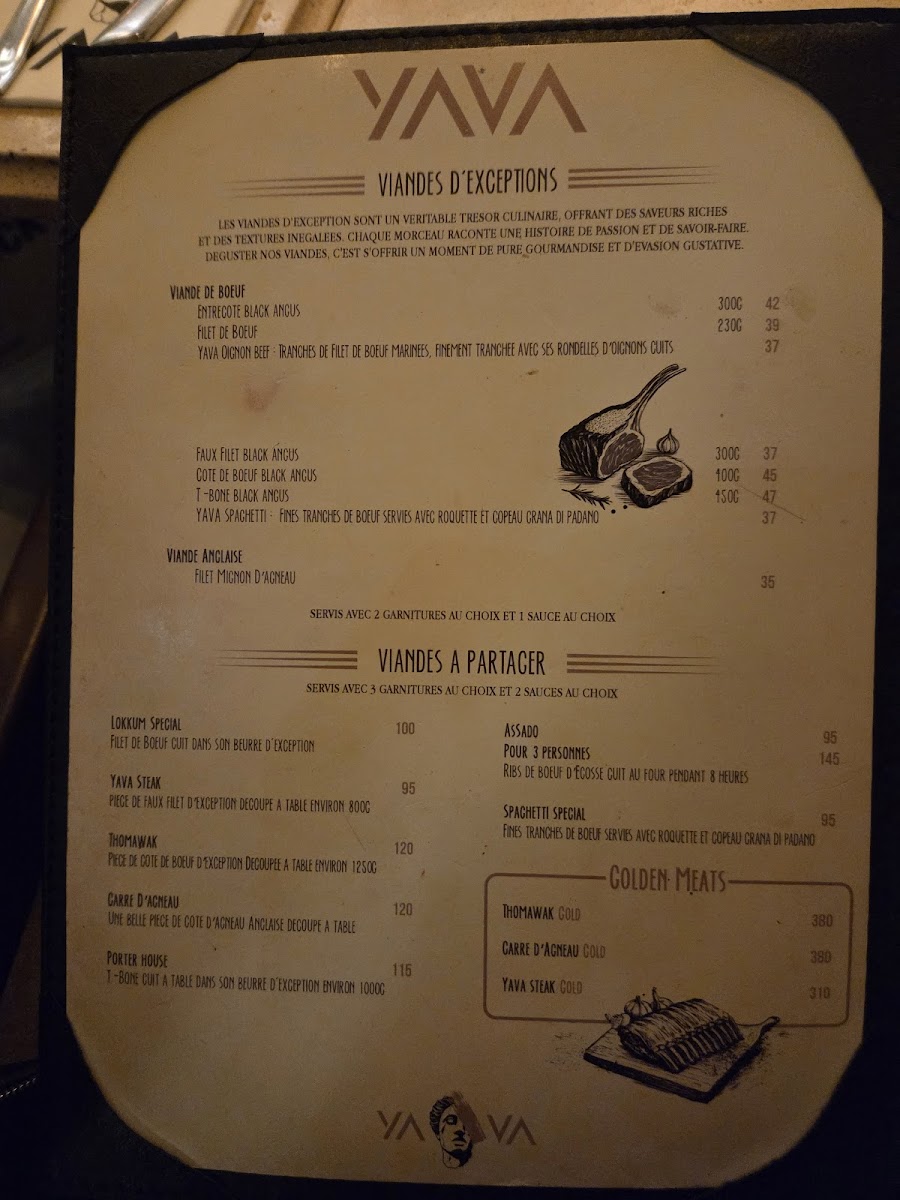 Yava Paris Restaurant Photo Menu 5