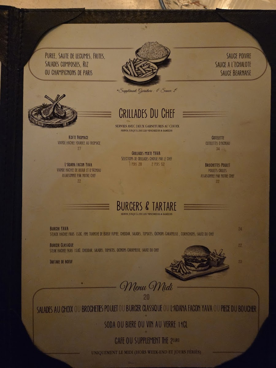 Yava Paris Restaurant Photo Menu 7