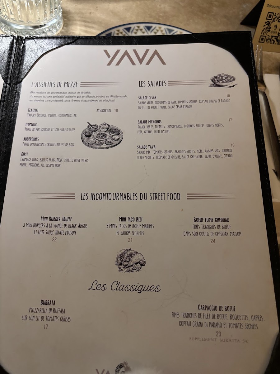 Yava Paris Restaurant Photo Menu 8