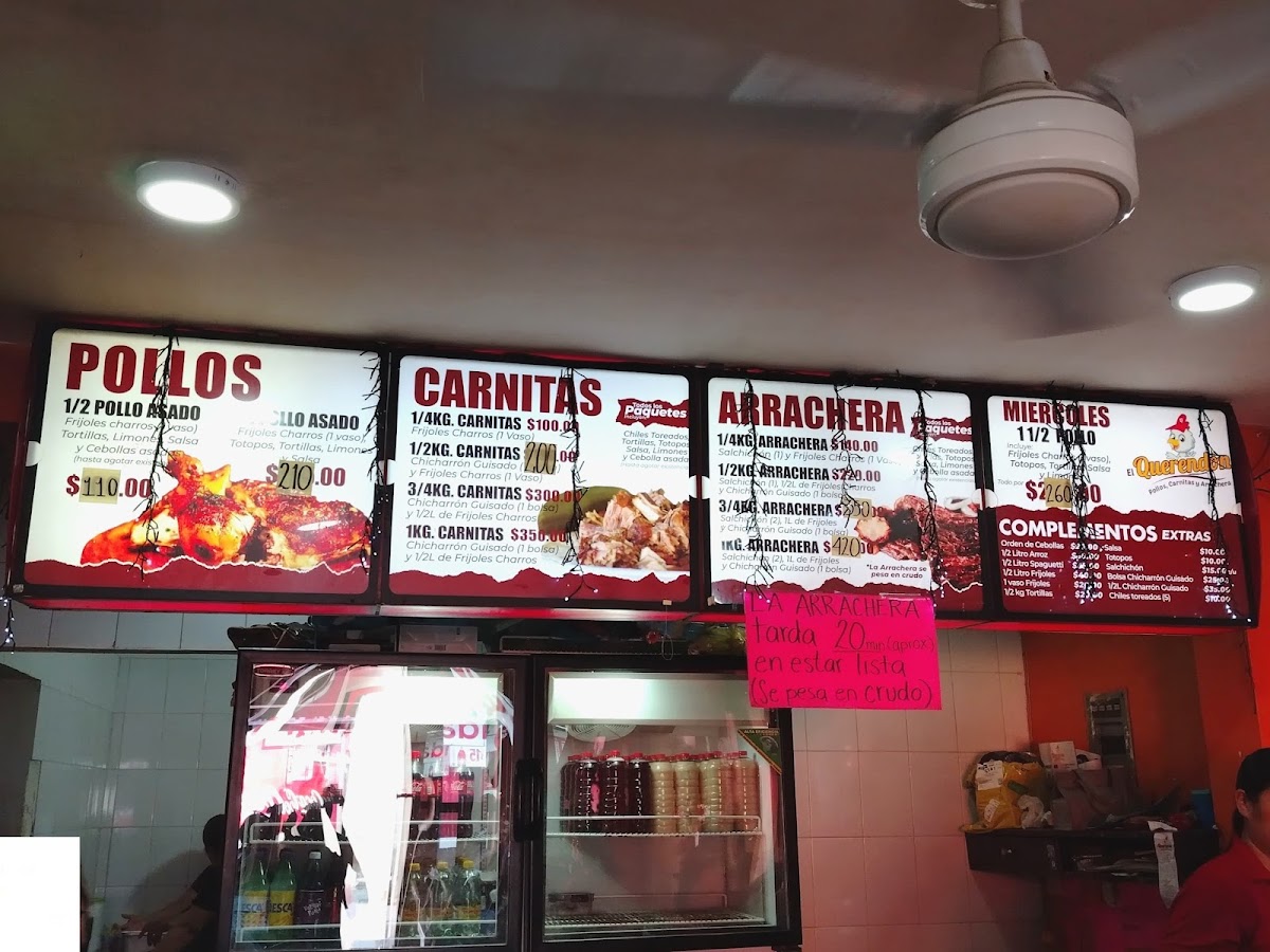 Pollos El Querendon Photo Menu 1