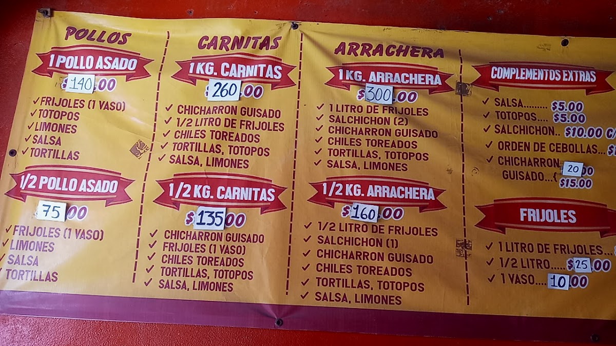 Pollos El Querendon Photo Menu 6