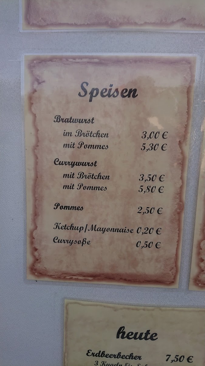 Eis und Imbiss, Meißner-Eis Photo Menu 2