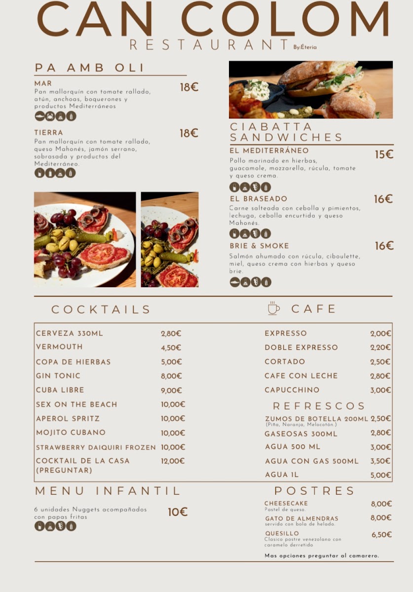 Restaurante Can Colom Photo Menu 1