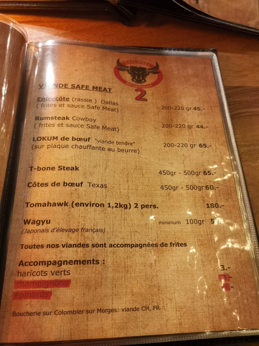 Safe Meat 2 Photo Menu 2