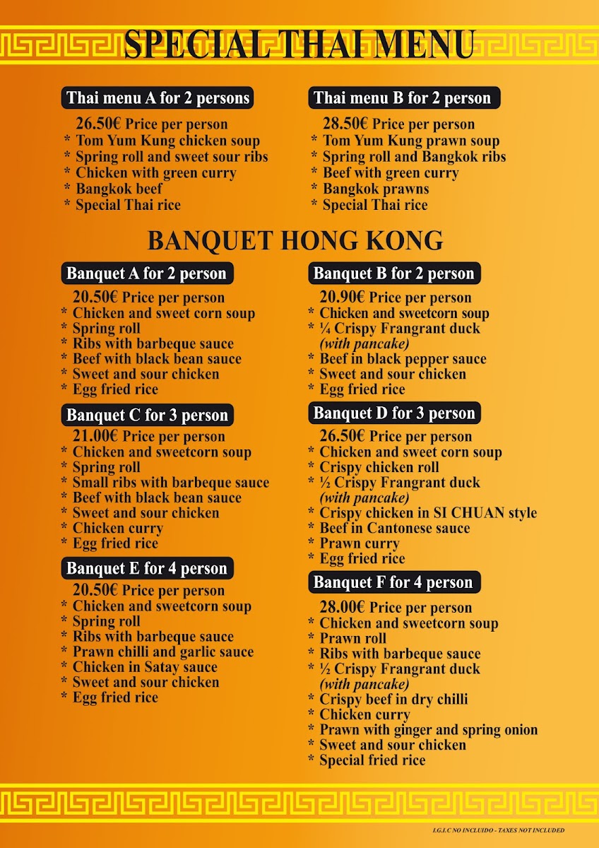 Jinxing Chinese restaurant Photo Menu 4
