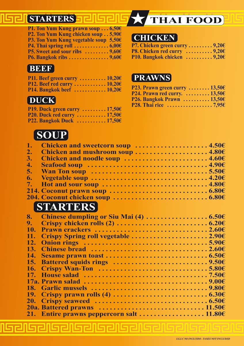 Jinxing Chinese restaurant Photo Menu 6