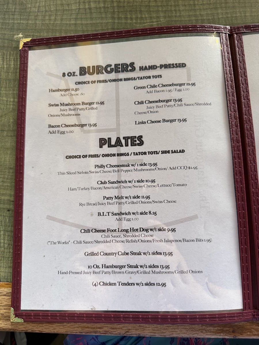 The Hangout Grill Photo Menu 3