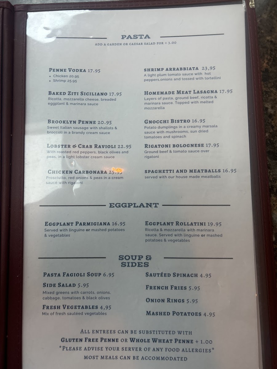 Rick's Bistro and Bar Photo Menu 3