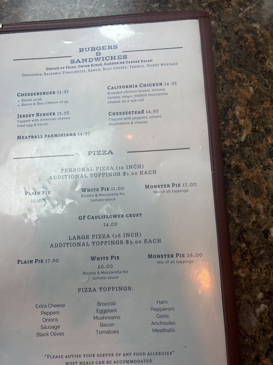 Rick's Bistro and Bar Photo Menu 4