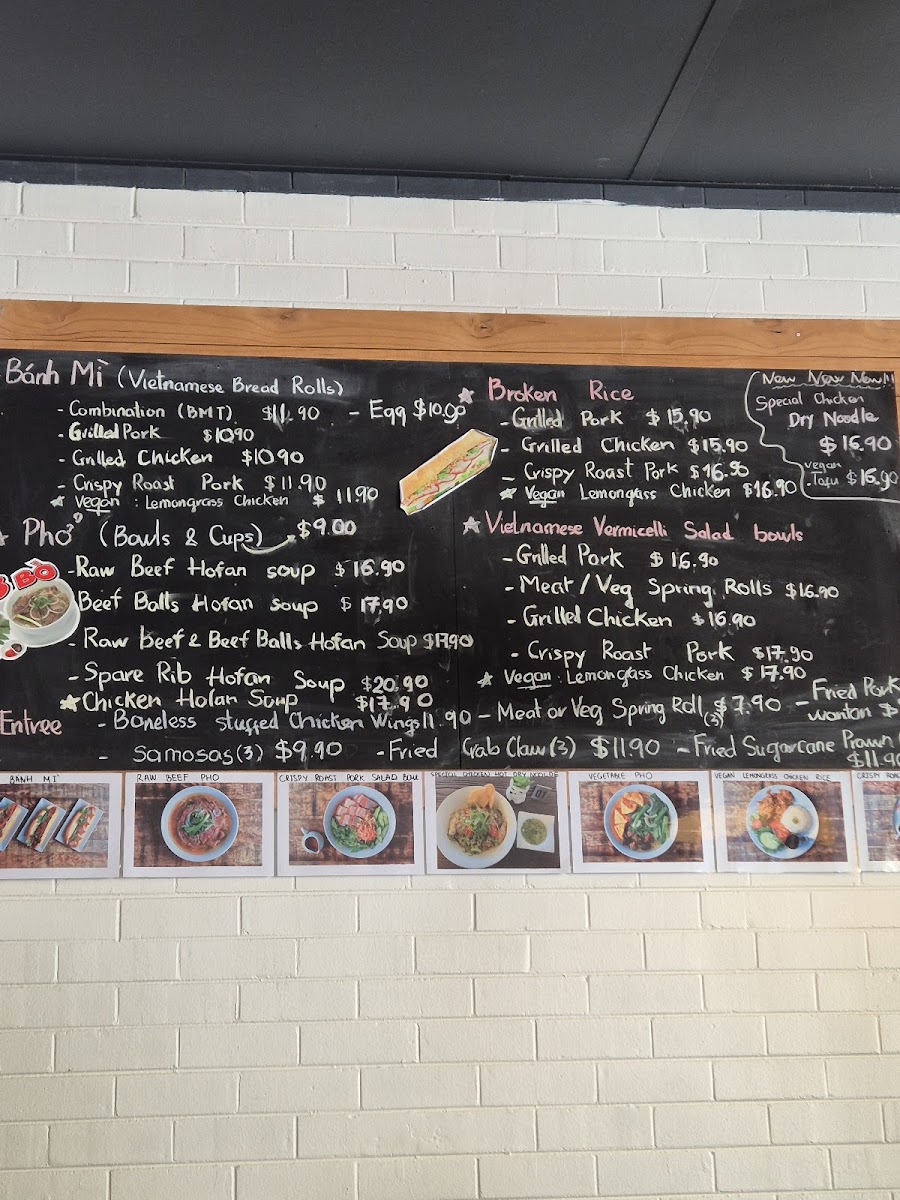 VIET PHO FREO Photo Menu 3