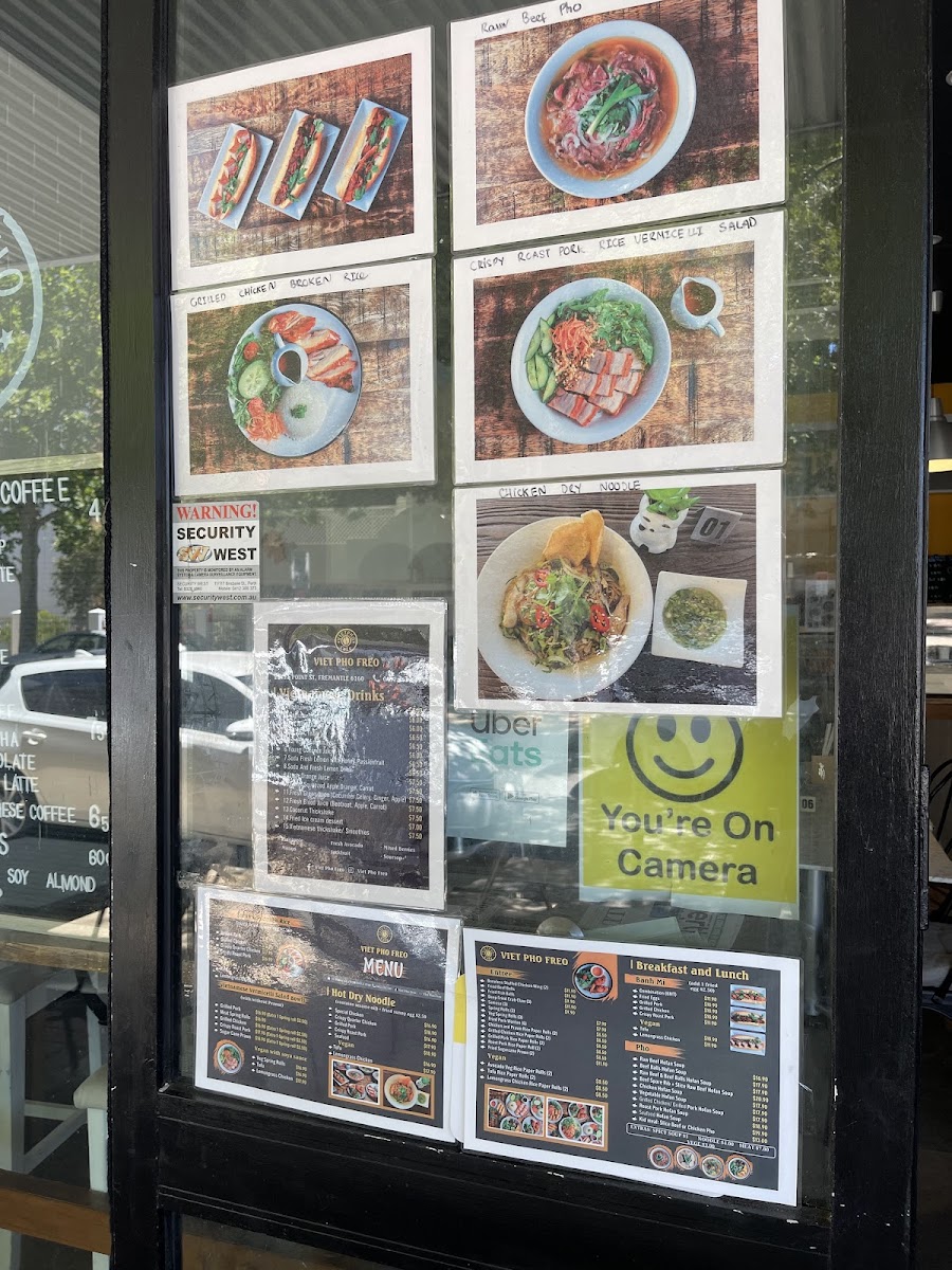 VIET PHO FREO Photo Menu 5