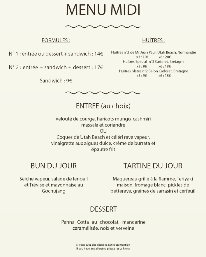 Comptoir Sur Mer Photo Menu 6