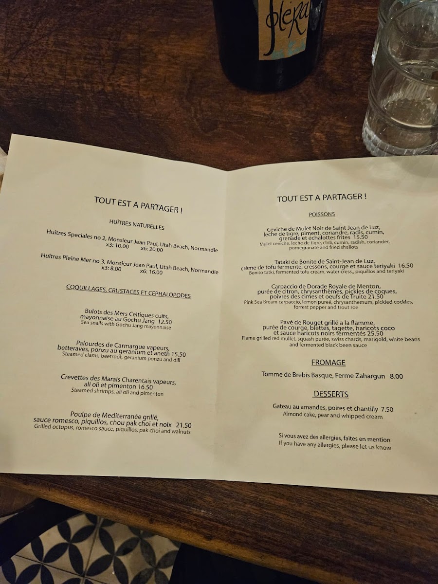 Comptoir Sur Mer Photo Menu 8