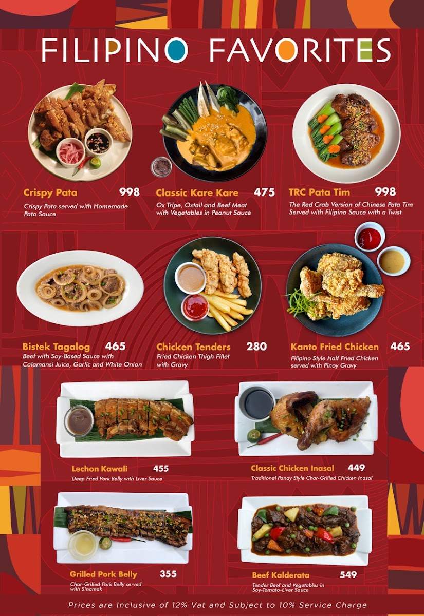The Red Crab - Tomas Morato Photo Menu 3