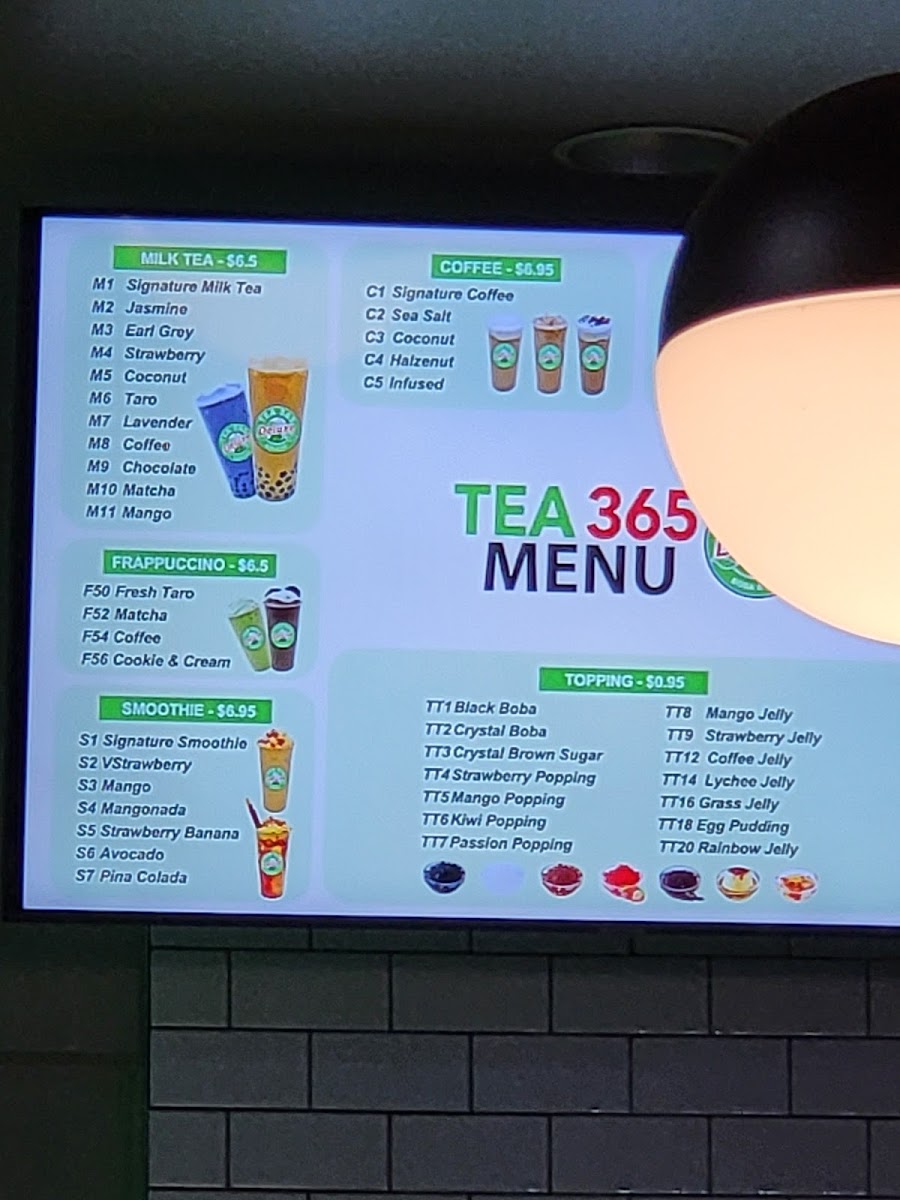 Tea 365 Deluxe Photo Menu 4