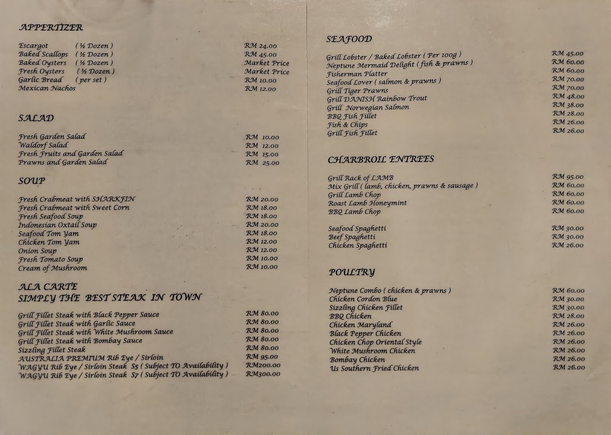 Us Charbroil Restaurant Photo Menu 1