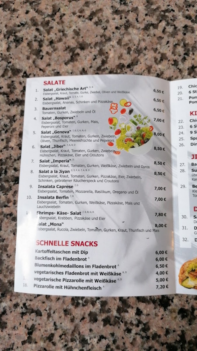 Pizza & Grillhaus Jiber - Sinan Kart Photo Menu 6