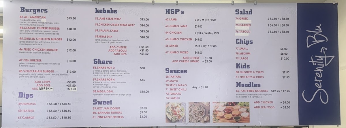Serenity Blu kebab Photo Menu 6