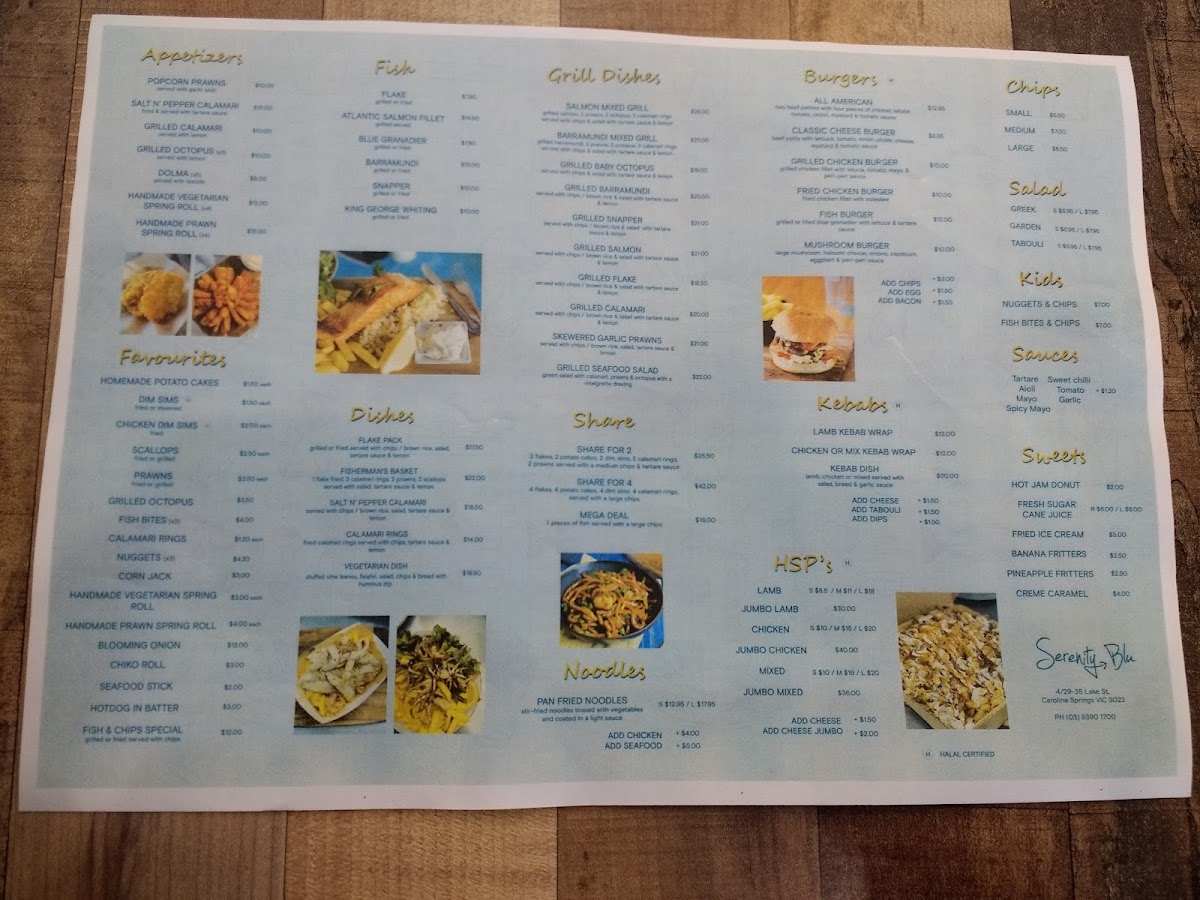 Serenity Blu kebab Photo Menu 8