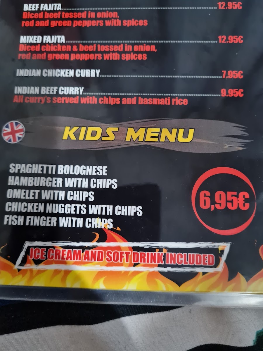Sizzler Steak House Photo Menu 2