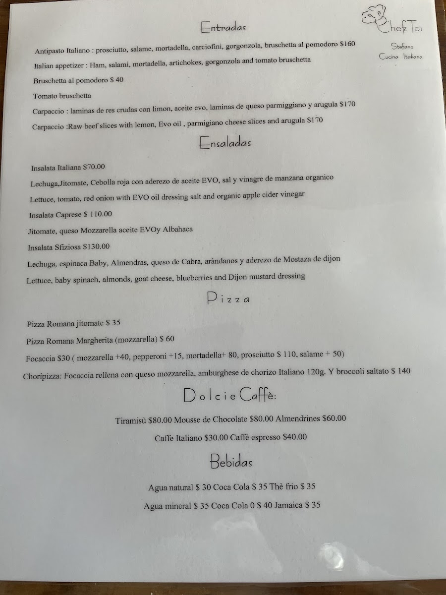 Stefano Cucina Italiana Photo Menu 5