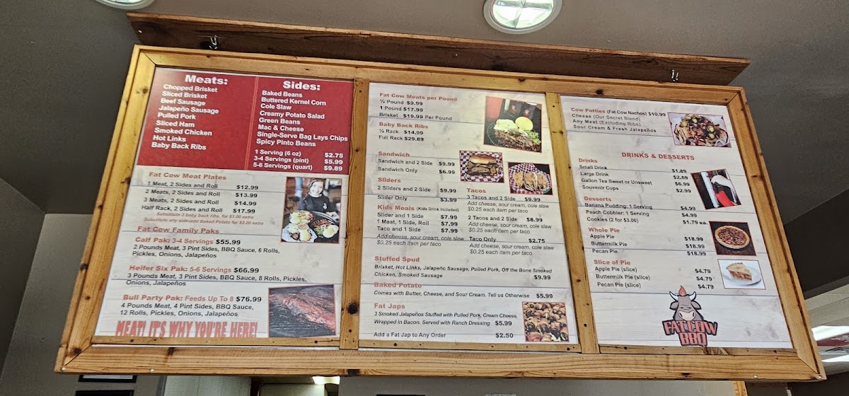 Fat Cow BBQ Photo Menu 6