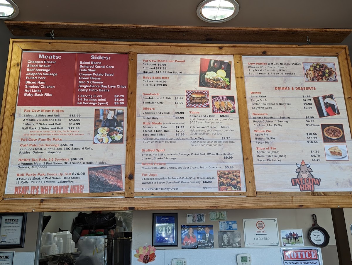 Fat Cow BBQ Photo Menu 7