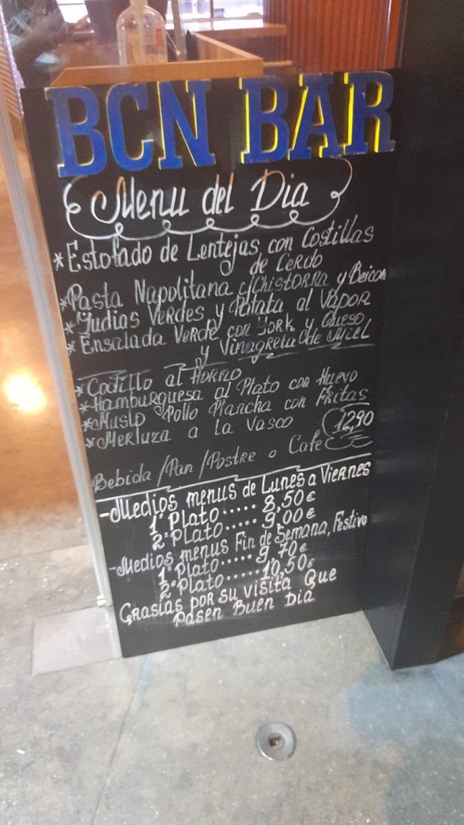 BCN BAR Photo Menu 4