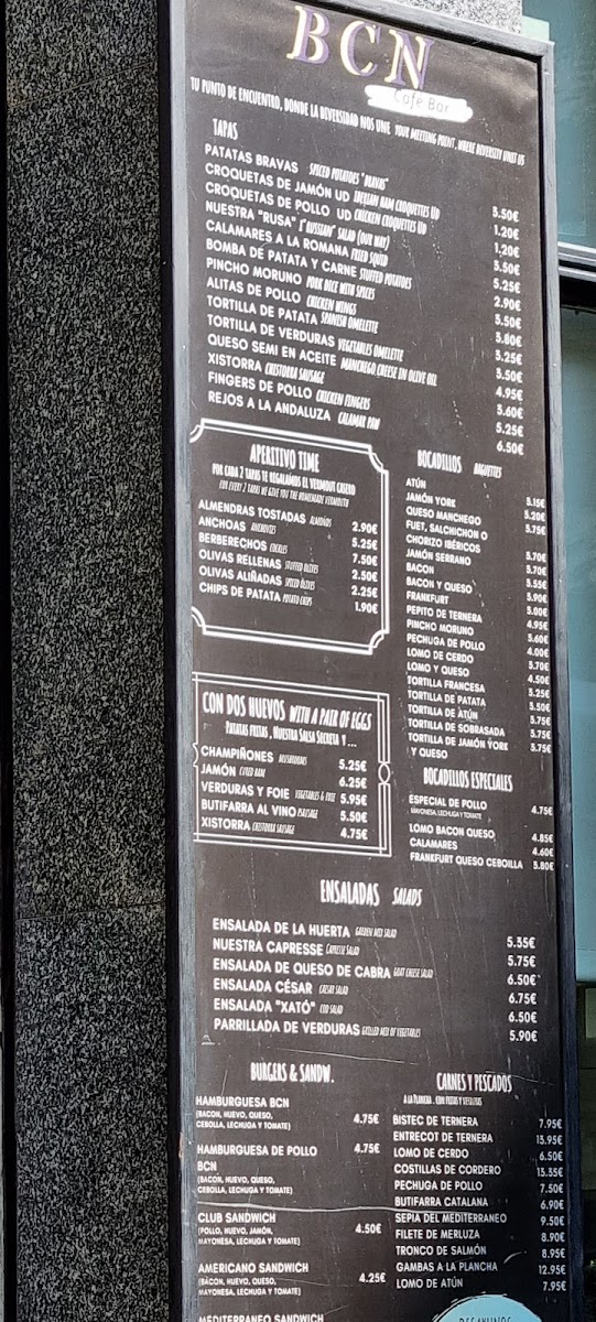 BCN BAR Photo Menu 6