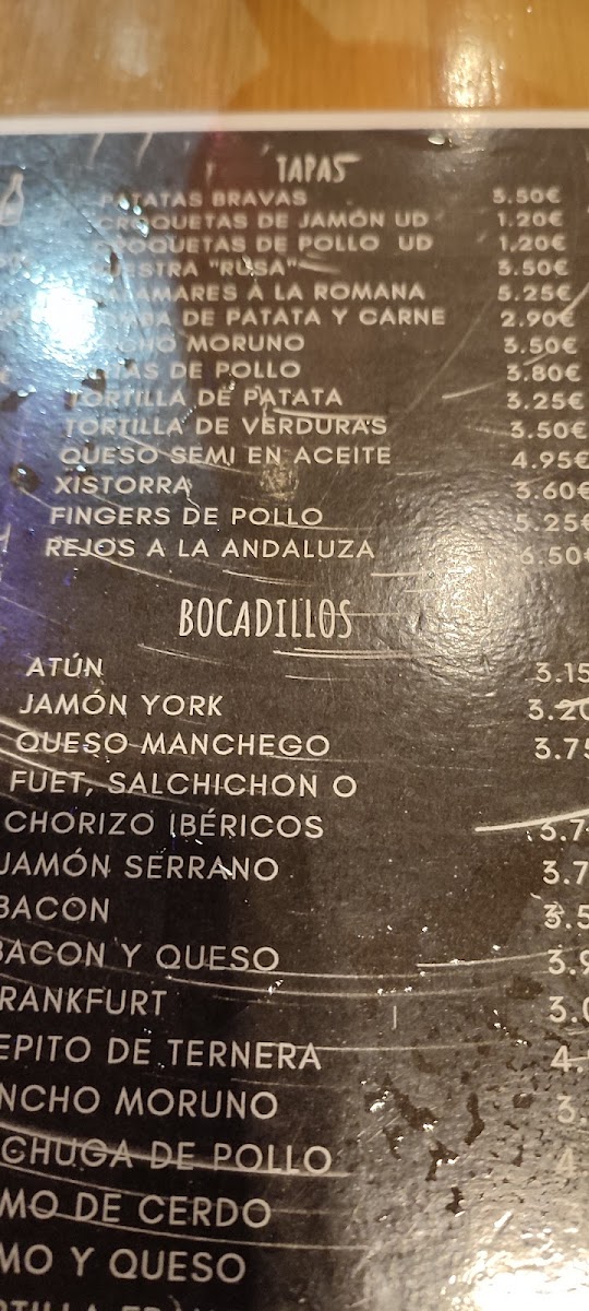 BCN BAR Photo Menu 8