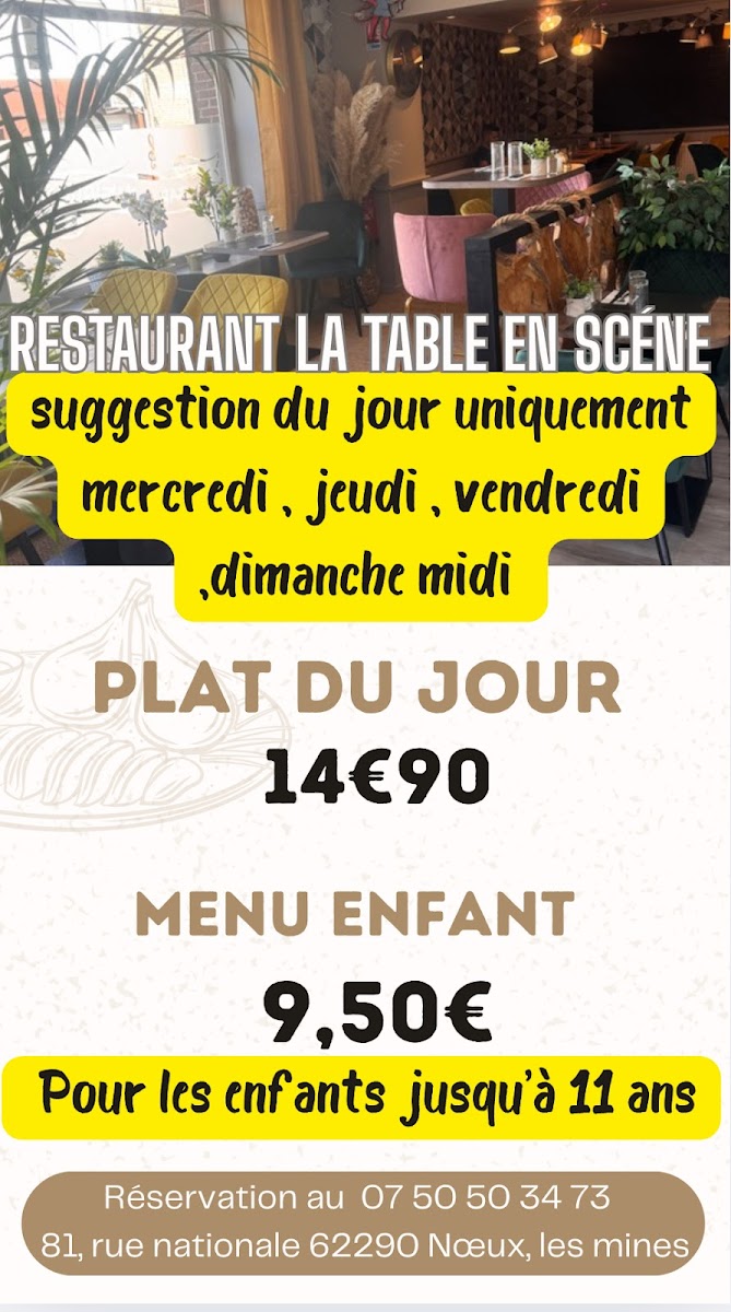 La table en scène Photo Menu 5