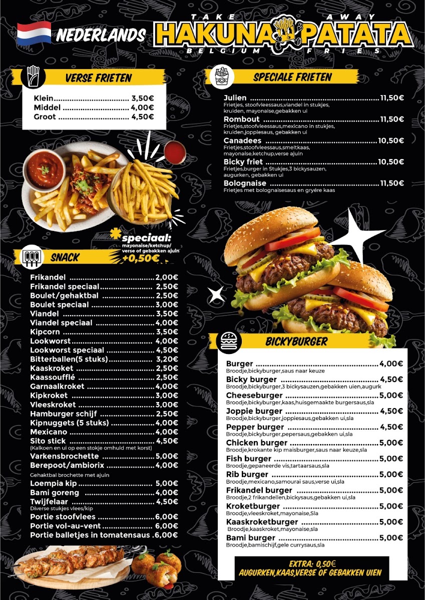 Hakuna Patata Photo Menu 1